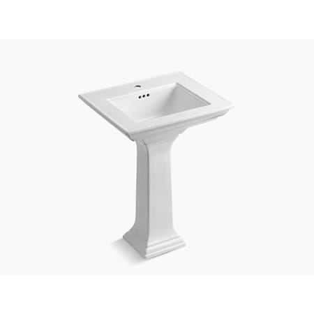 Kohler Stately 24 Pedestal Bathroom Sink W/ Single Faucet Hole 2344-1-0